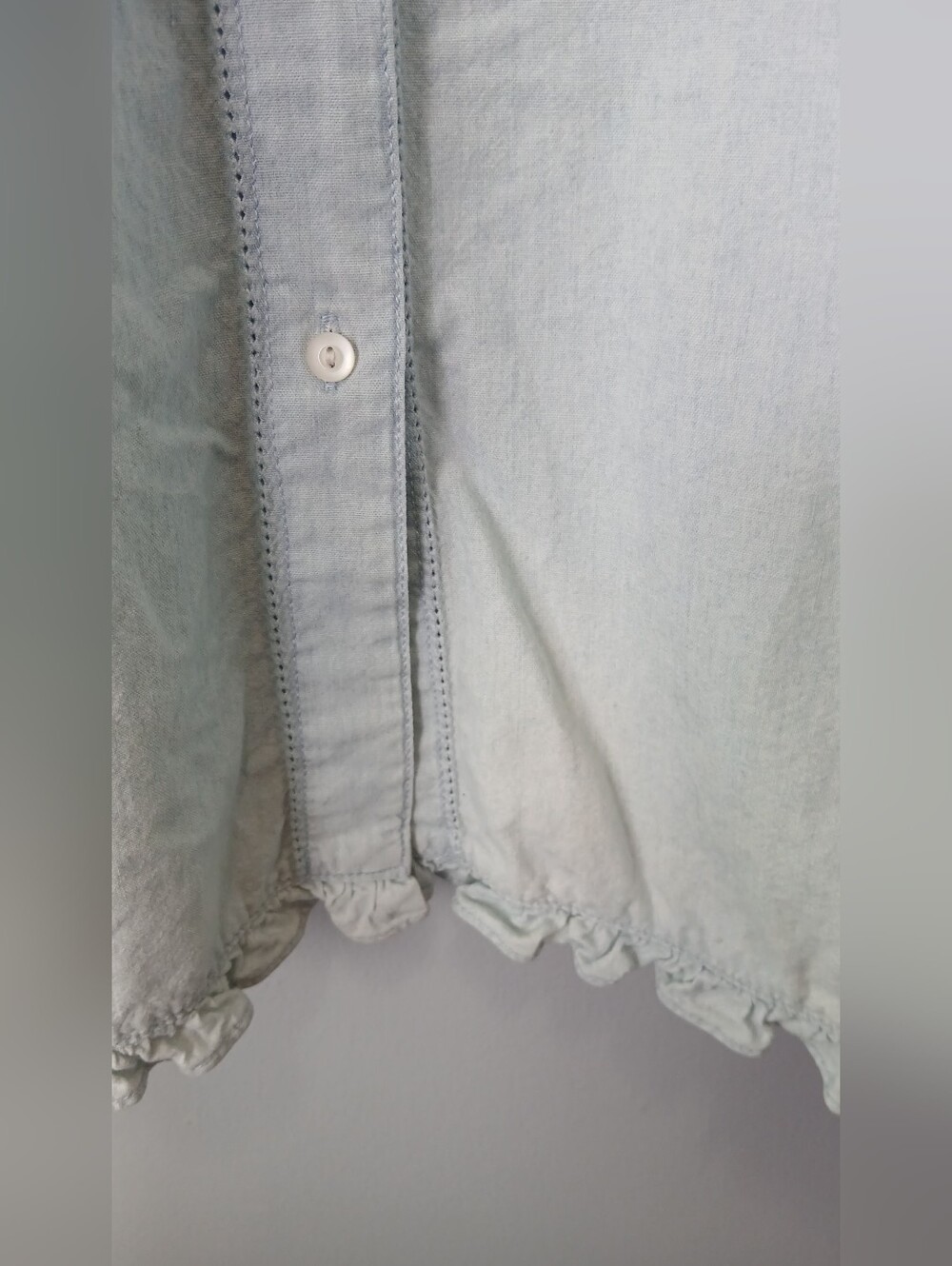 Lauren Jeans Co. Ralph Lauren Chambray Maxi Skirt Womens 2P Cottagecore Coastal - Picture 3 of 10